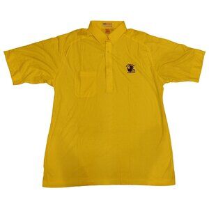 Vintage Pittsburgh Steelers Polo Shirt Yellow Size XL NFL Pro Shop by Antigua